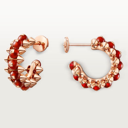 [Luxora]CLASH 7.9MM AGATE CHALCEDONY EARRINGS