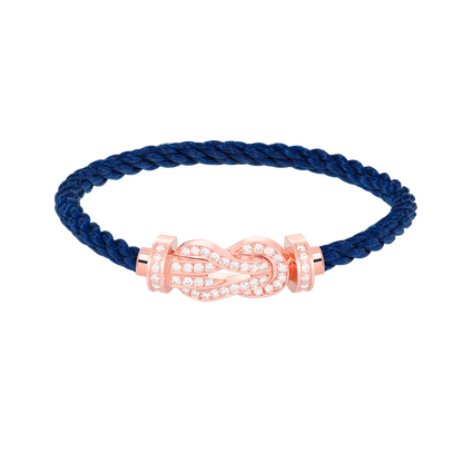 [Luxora]CHANCE Großes 8-stelliges Armband mit Diamanten, Volldiamant, Roségold