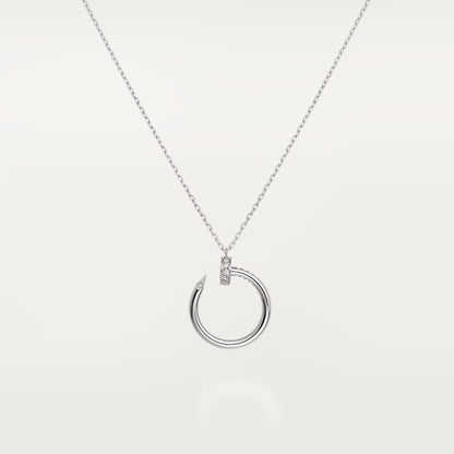 [Luxora]JUSTE NECKLACE HALF DIAMOND