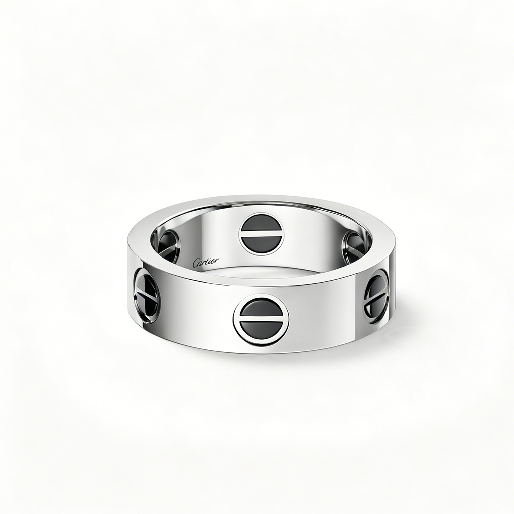 [Luxora]LOVE RING 5.5MM NO DIAMONDS  CERAMIC