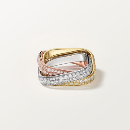 [Luxora]TRINITY 3.5MM CUSHION RING COLLECTION