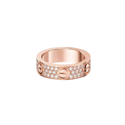 [Luxora]LOVE RING 5.5MM DIAMONDS PAVED