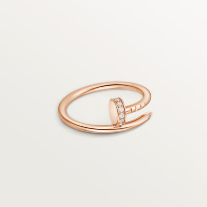 [Luxora]JUSTE 1.8MM HALF DIAMOND RING