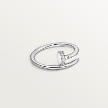 [Luxora]JUSTE 1.8MM HALF DIAMOND RING
