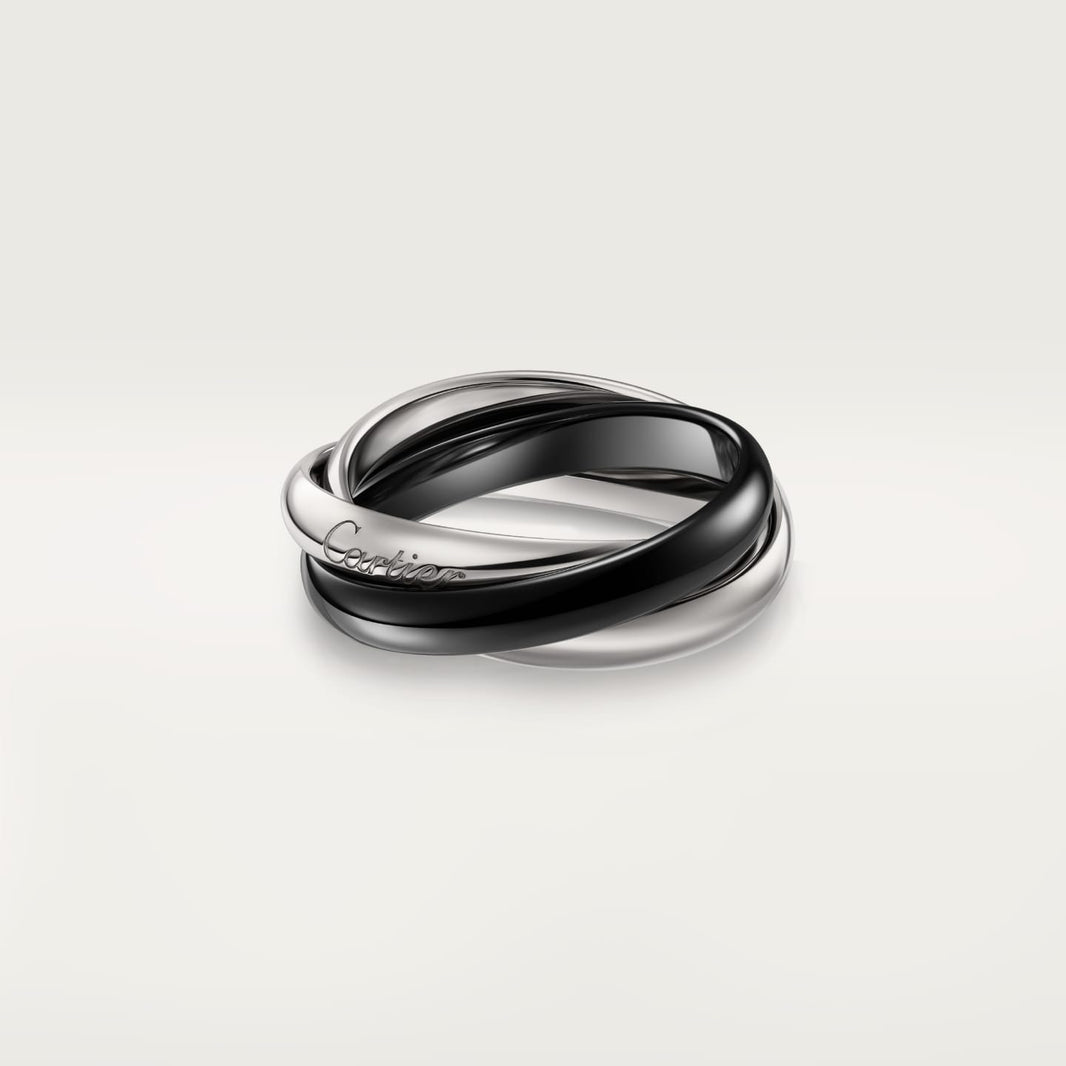 [Luxora]TRINITY 3.2MM RING BLACK CERAMIC