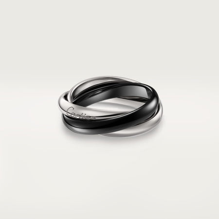 [Luxora]TRINITY 3.2MM RING BLACK CERAMIC