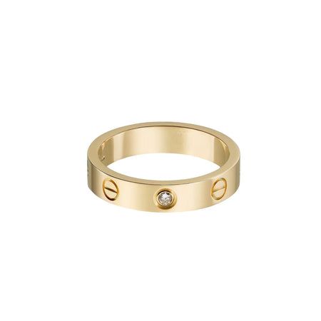 [Luxora]LOVE 4MM 1 DIAMOND RING