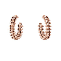[Luxora]CLASH SMALL HOOP EARRINGS