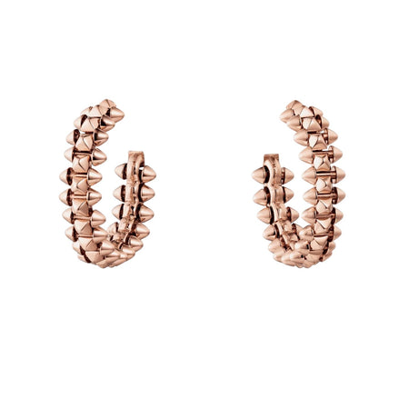 [Luxora]CLASH SMALL HOOP EARRINGS