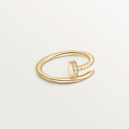 [Luxora]JUSTE 1.8MM HALF DIAMOND RING