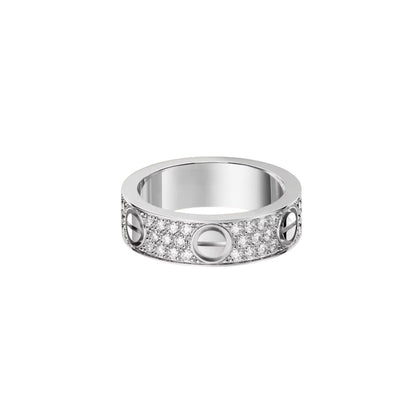 [Luxora]LOVE RING 5.5MM DIAMONDS PAVED
