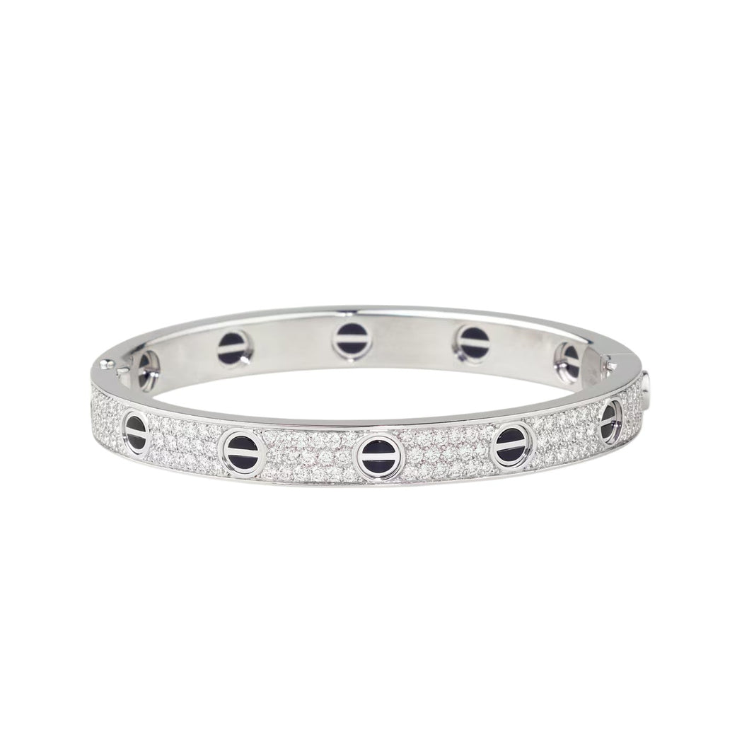 [Luxora]LOVE BRACELET 6.1MM DIAMOND-PAVED CERAMIC
