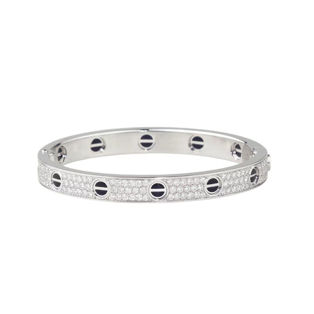 [Luxora]LOVE BRACELET 6.1MM DIAMOND-PAVED CERAMIC
