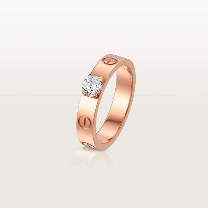 [Luxora]LOVE RING 3.6MM 1 BIG DIAMOND