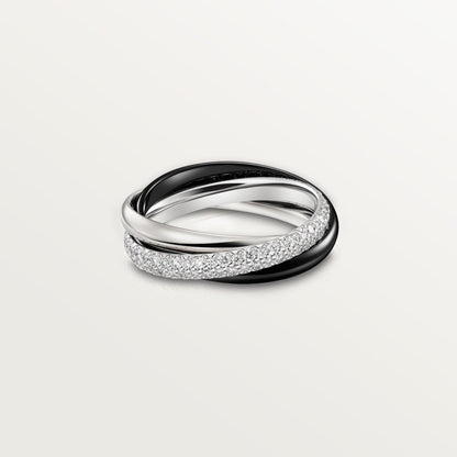 [Luxora]TRINITY 3.2MM RING BLACK CERAMIC