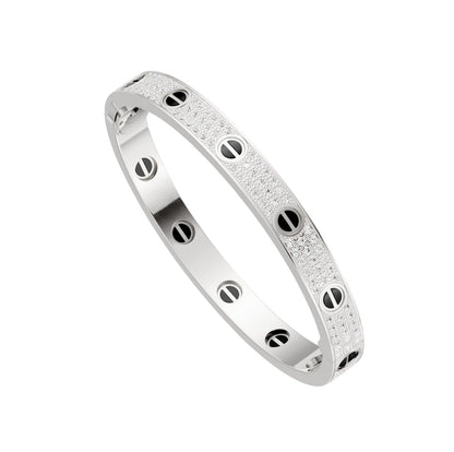 [Luxora]LOVE BRACELET 6.1MM DIAMOND-PAVED CERAMIC