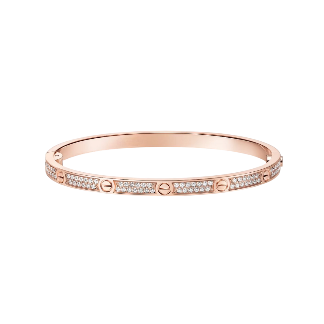 [Luxora]LOVE BRACELET 3.65MM DIAMOND-PAVED