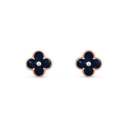 [Luxora]CLOVER  15MM DIAMOND EARRINGS COLLECTION