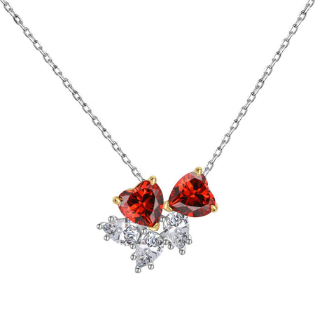 [Luxora]Dainty Red Heart Necklace