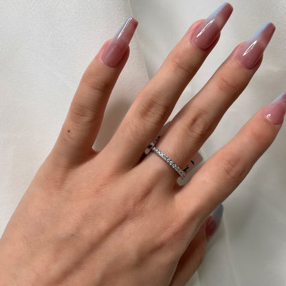 [Luxora]Delicate Sparkling Round Cut Daily Ring
