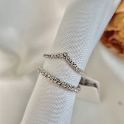 [Luxora]Elaborate Tennis Band Ring