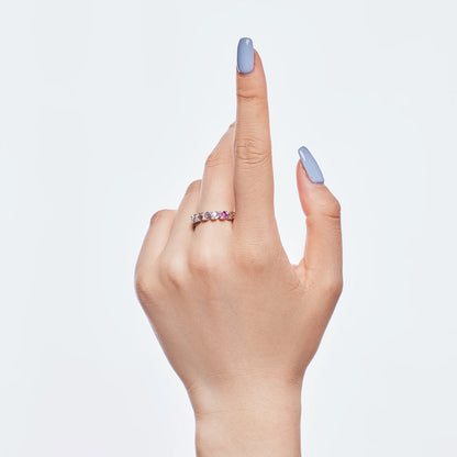 [Luxora]Delicate Vibrant Emerald Cut Daily Ring