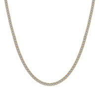 [Luxora]Delicate Round Shape Tennis Necklace