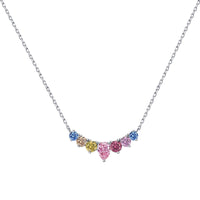 [Luxora]Dainty Colorful Heart Necklace