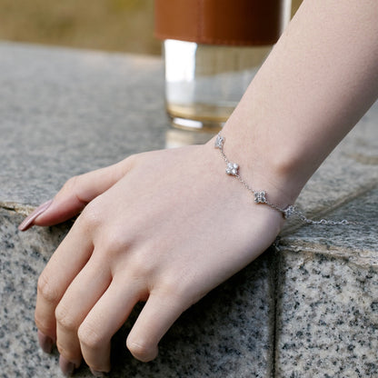 [Luxora]Four-Leaf Clover Hollow Butterfly Bracelet