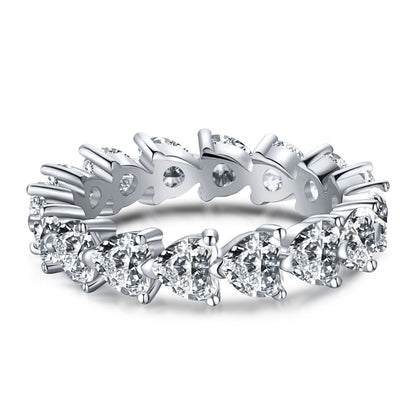 [Luxora]0.25 Carat Radiant Romance Heart Cut Lover Ring