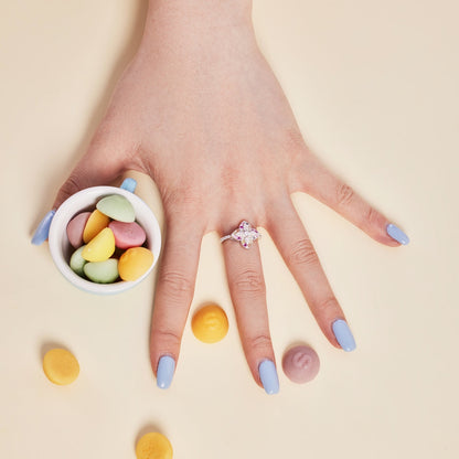[Luxora]Luxurious Colorful Flower Shape Banquet Ring