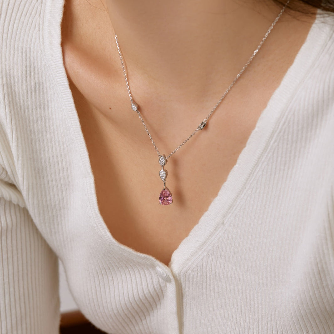 [Luxora]Dazzling Pear Cut Necklace