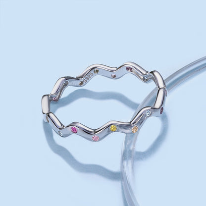[Luxora]Ornate Vibrant Round Cut Daily Ring