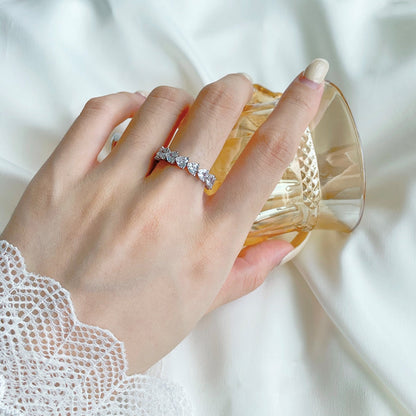[Luxora]0.25 Carat Radiant Romance Heart Cut Lover Ring