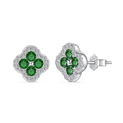 [Luxora]Four-Leaf Clover Flower Shaped Earrings