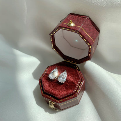 [Luxora]Ornate Water Drop Shape Earrings