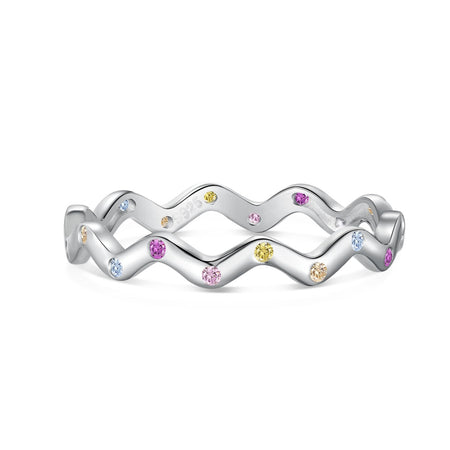 [Luxora]Ornate Vibrant Round Cut Daily Ring