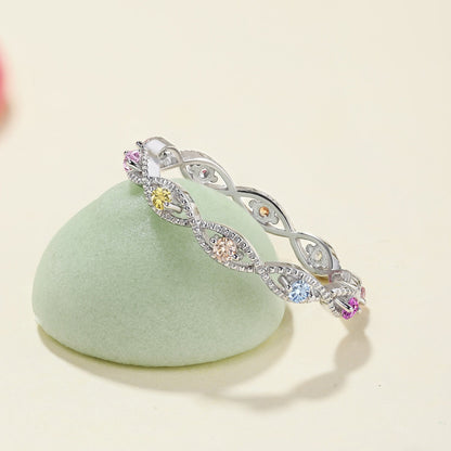 [Luxora]Elegant Energetic Round Cut Daily Ring