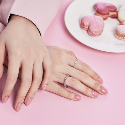 [Luxora]Elegant Energetic Round Cut Daily Ring
