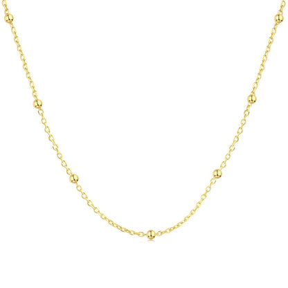 [Luxora]Small Bead Clavicle Chain Simple Necklace