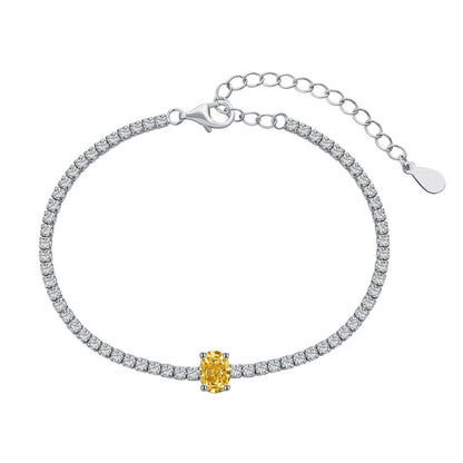 [Luxora]0.75 Carat Exquisite Oval Cut Daily Bracelet