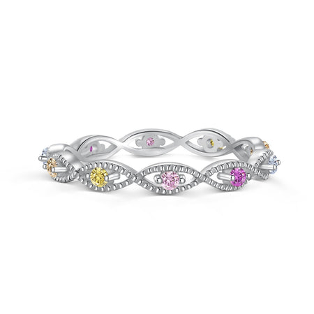 [Luxora]Elegant Energetic Round Cut Daily Ring
