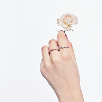 [Luxora]Ornate Vibrant Round Cut Daily Ring