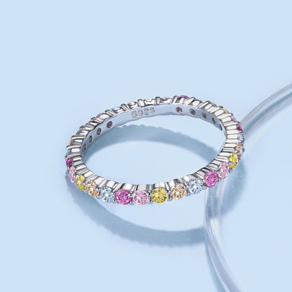 [Luxora]Elegant Vivid Round Cut Daily Ring