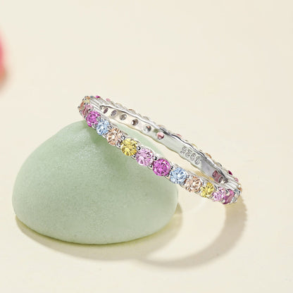 [Luxora]Elegant Vivid Round Cut Daily Ring