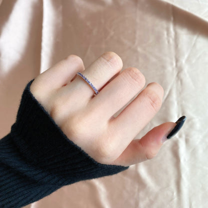 [Luxora]Delicate Sparkling Round Cut Daily Ring