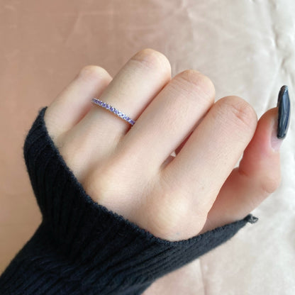 [Luxora]Delicate Sparkling Round Cut Daily Ring