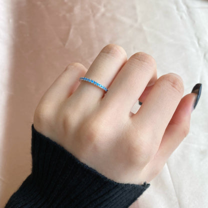 [Luxora]Delicate Sparkling Round Cut Daily Ring