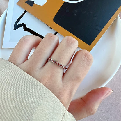 [Luxora]Delicate Sparkling Round Cut Daily Ring