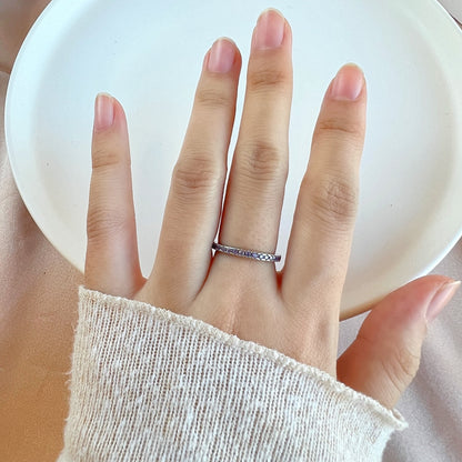 [Luxora]Delicate Sparkling Round Cut Daily Ring